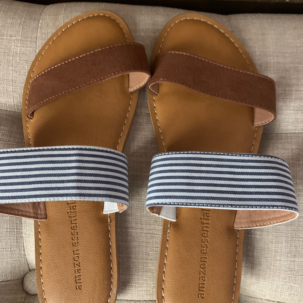 Two Band slide on sandals